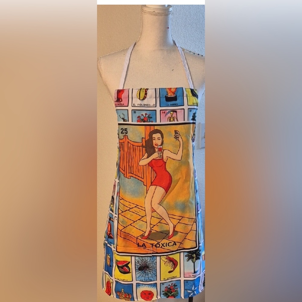 Loteria Apron La Toxica